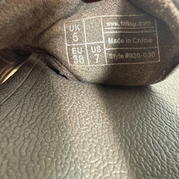 FitFlop Walkstar Brown Sandals  Toe Post Thongs Womens 7‎ - Picture 8 of 16